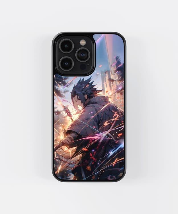 Sasuke Naruto Series Glass Case