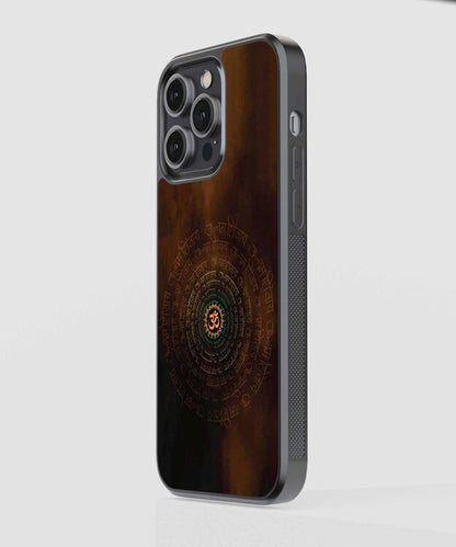 Om Mantra Glass Case