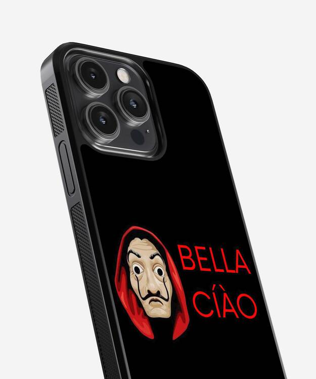 Bella Ciao Money Heist Glass Case