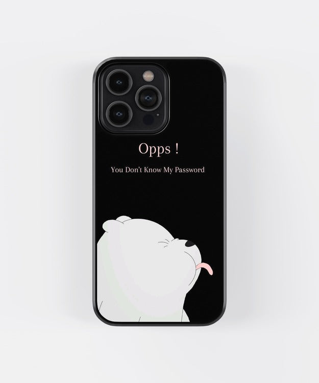 Giant Panda Oops Glass Case