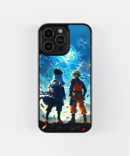 Sasuke And Naruto Glass Case