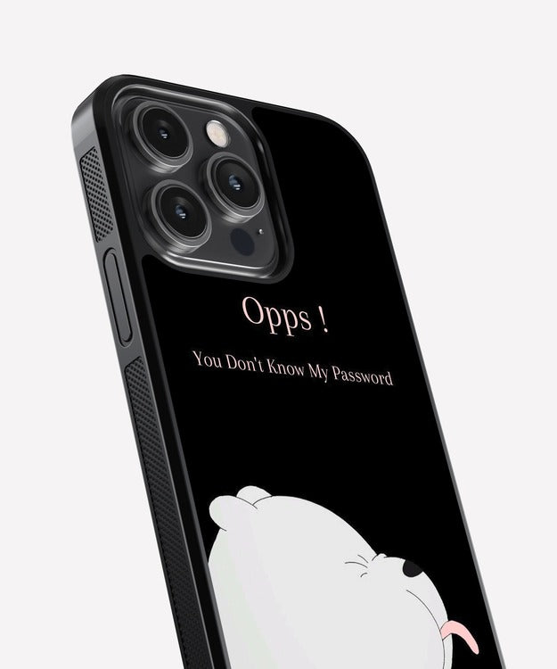 Giant Panda Oops Glass Case