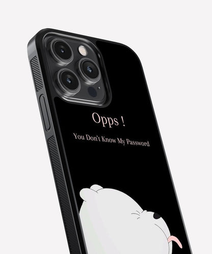 Giant Panda Oops Glass Case