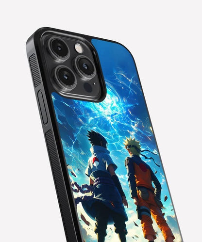 Sasuke And Naruto Glass Case