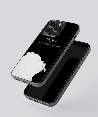 Giant Panda Oops Glass Case