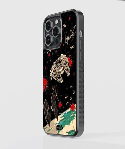 Star Wars Poster Glass Case