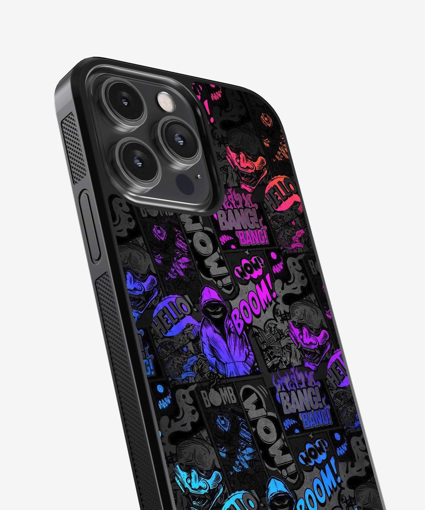 Neon Boom Boom Glass Case