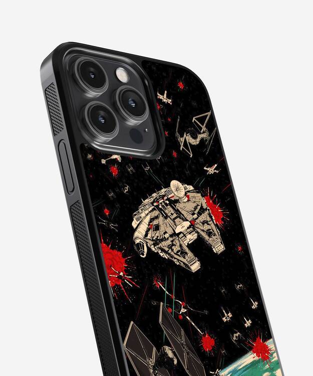 Star Wars Poster Glass Case