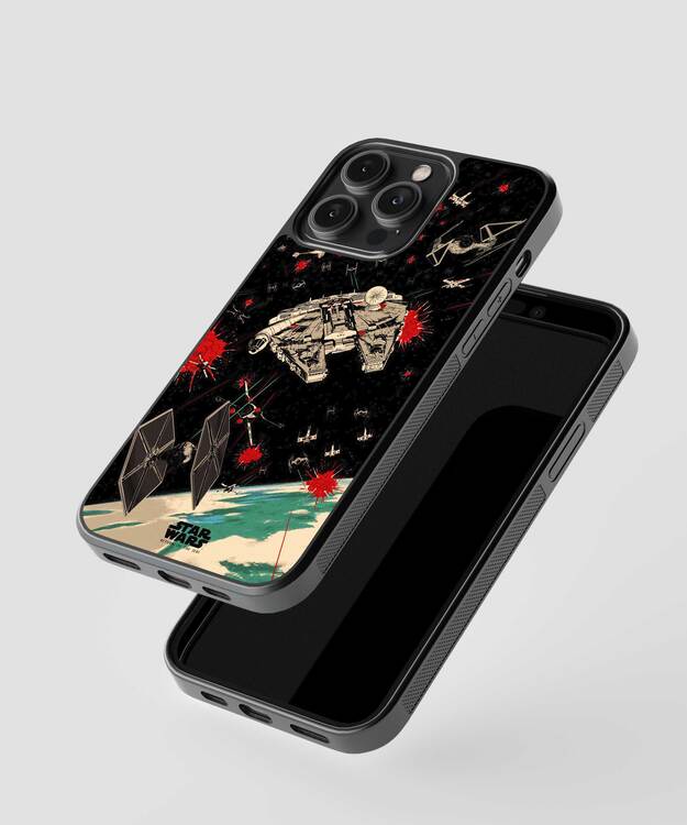 Star Wars Poster Glass Case