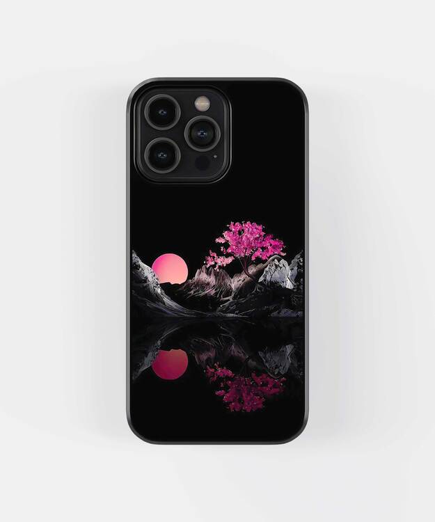 Moonlight Blossom Glass Case