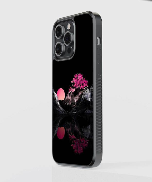 Moonlight Blossom Glass Case