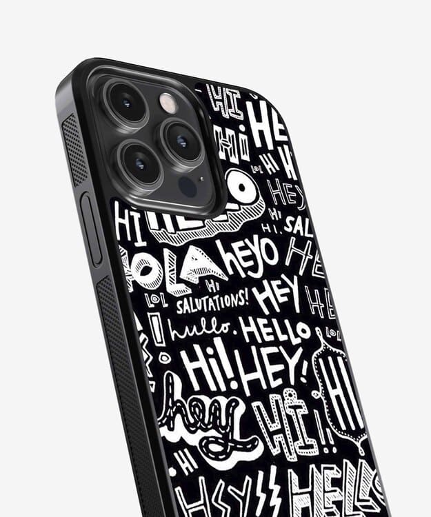 Hi Hey Hola Glass Case