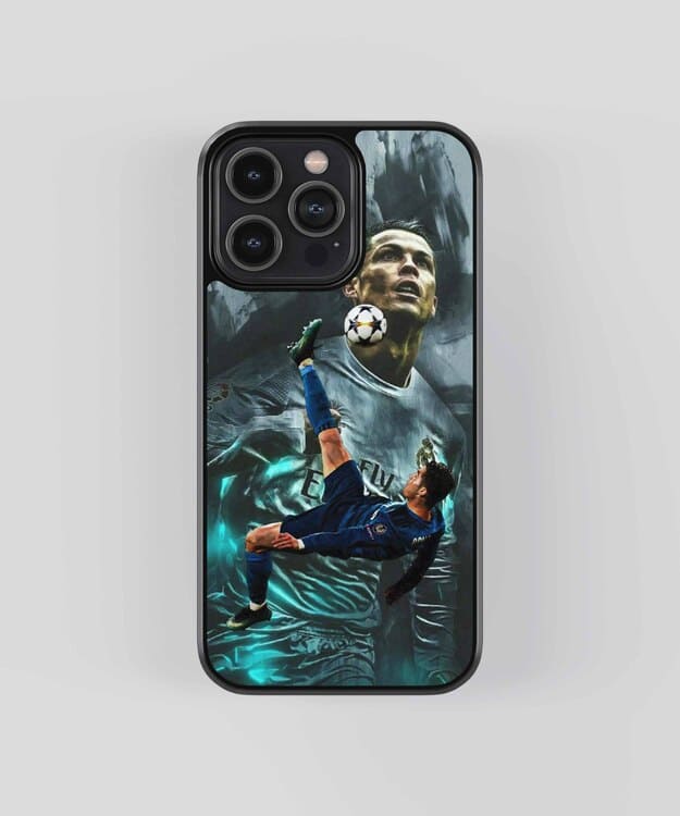 Ronaldo Bicycle Kick Glass Case