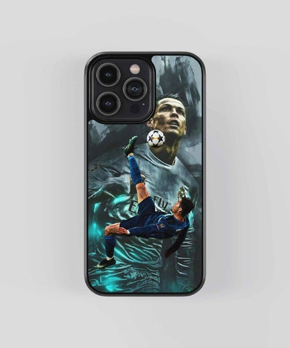 Ronaldo Bicycle Kick Glass Case