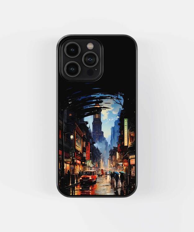 City Landscape Glass Case