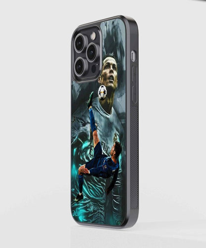 Ronaldo Bicycle Kick Glass Case