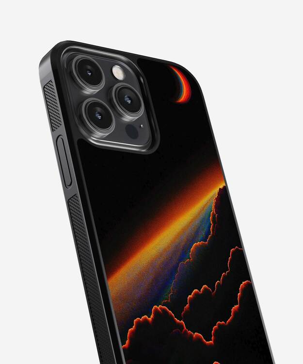 Moon Rainbow Glass Case