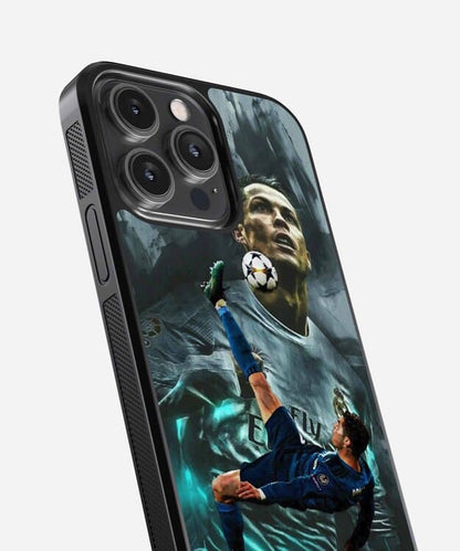 Ronaldo Bicycle Kick Glass Case