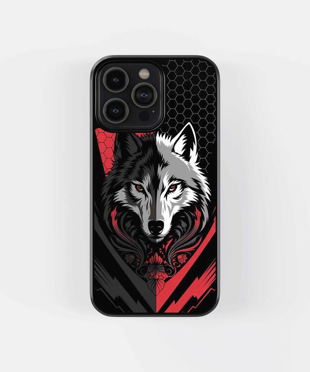 Lone Wolf Glass Case