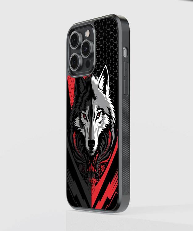 Lone Wolf Glass Case