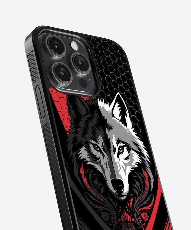 Lone Wolf Glass Case