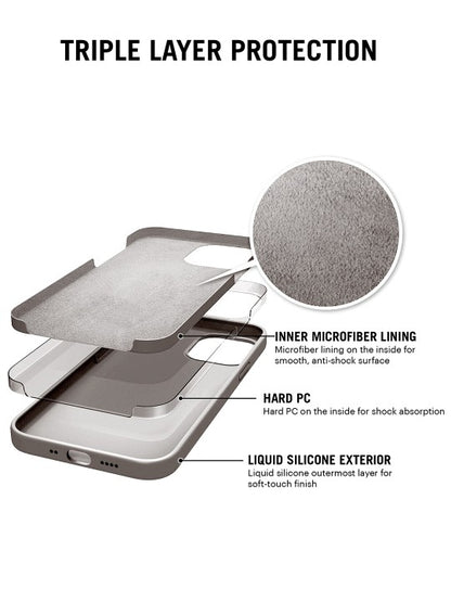 Solid Grey Silicone Case