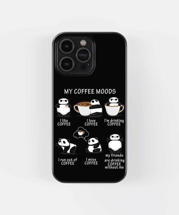 Coffee Moods Panda Glass Case