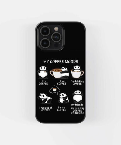 Coffee Moods Panda Glass Case