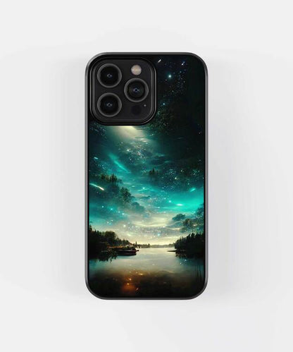 Aurora Winter Sky Glass Case