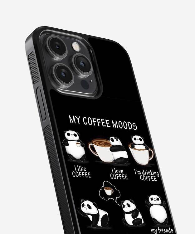 Coffee Moods Panda Glass Case