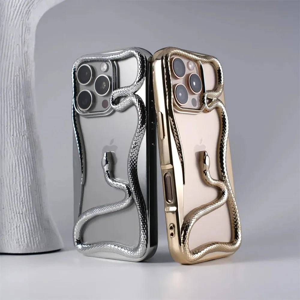 3D Snake Designer Bumper Case For iPhone