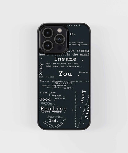 Insane You Glass Case