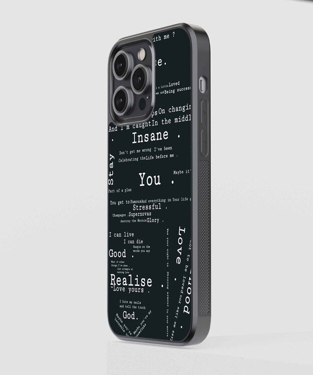 Insane You Glass Case