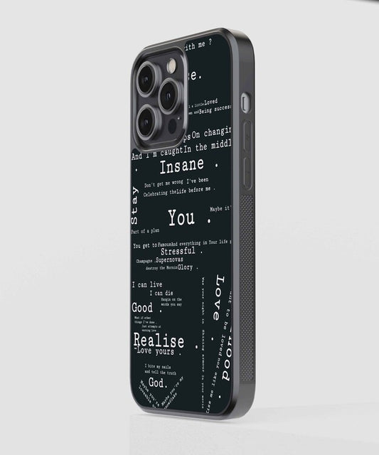 Insane You Glass Case