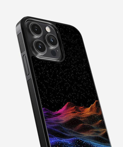 Neon Celestial Space Glass Case