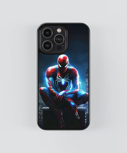 Spiderman Glow Glass Case