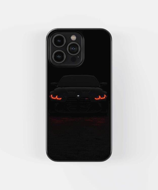 Fiery Car Eyes Glass Case