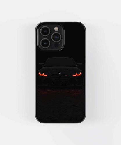Fiery Car Eyes Glass Case