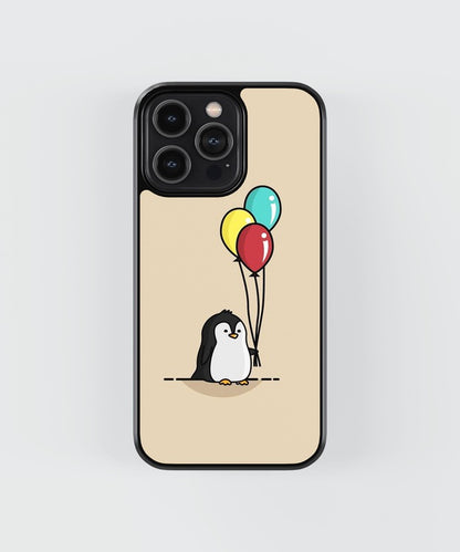 Penguin Cute Glass Case