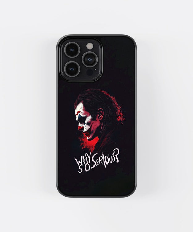 Why So Serious Joker Glass Case