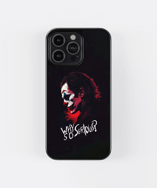 Why So Serious Joker Glass Case