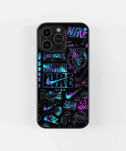 Nike Neon Glass Case