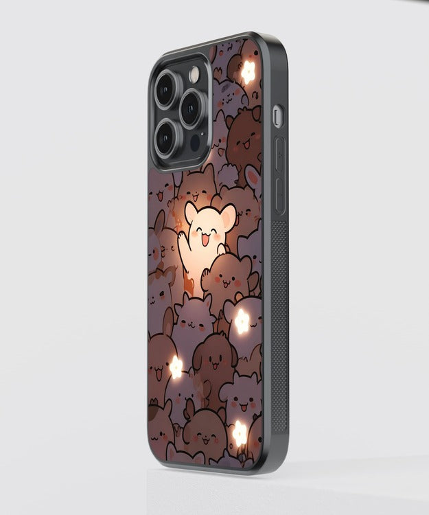 Cute Kawaii Animal Glass Case