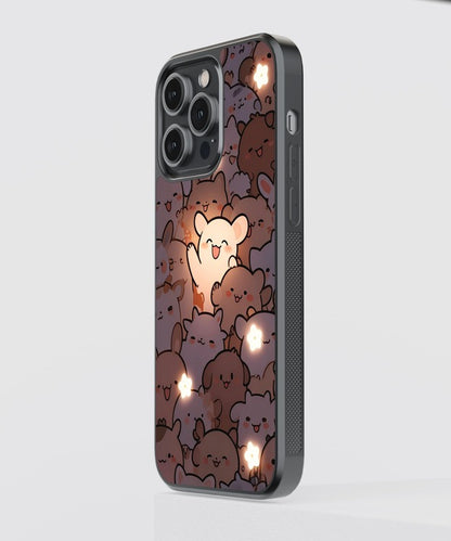 Cute Kawaii Animal Glass Case