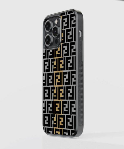 Fendi Grey Glass Case