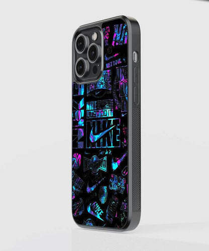 Nike Neon Glass Case