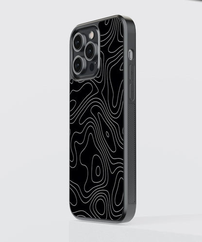 Black Line Art Glass Case