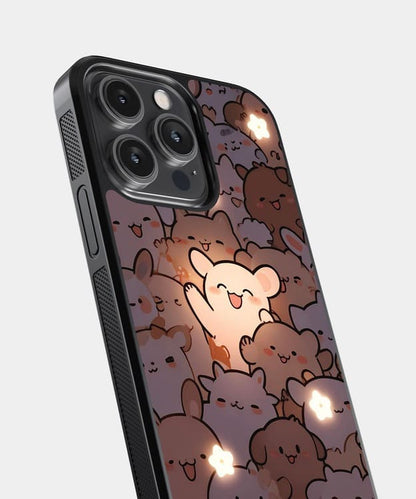 Cute Kawaii Animal Glass Case