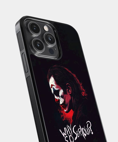 Why So Serious Joker Glass Case