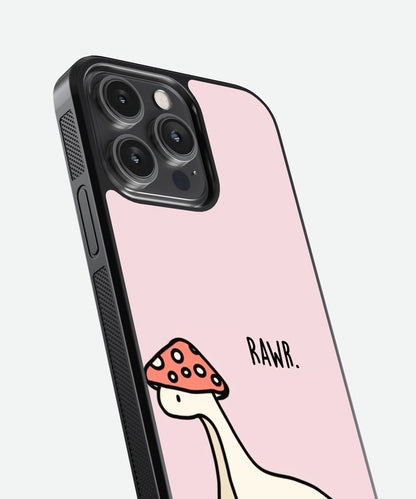 Dinosaur Rawr Glass Case
